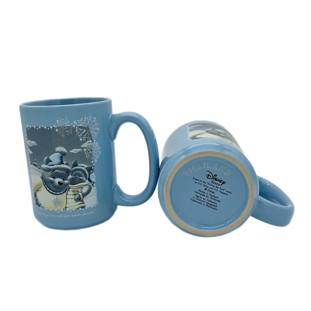 Vintage Mug Set Winnie the Pooh Friendship Winnie the Pooh Mug Hot Cocoa Mugs - Picture 3 of 7